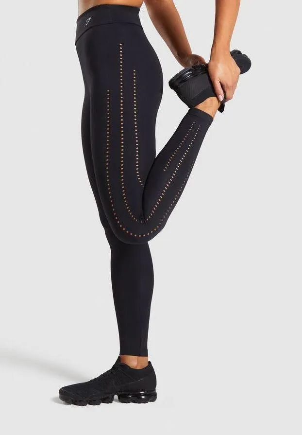 Laser Cut Leggings Small - Image 2