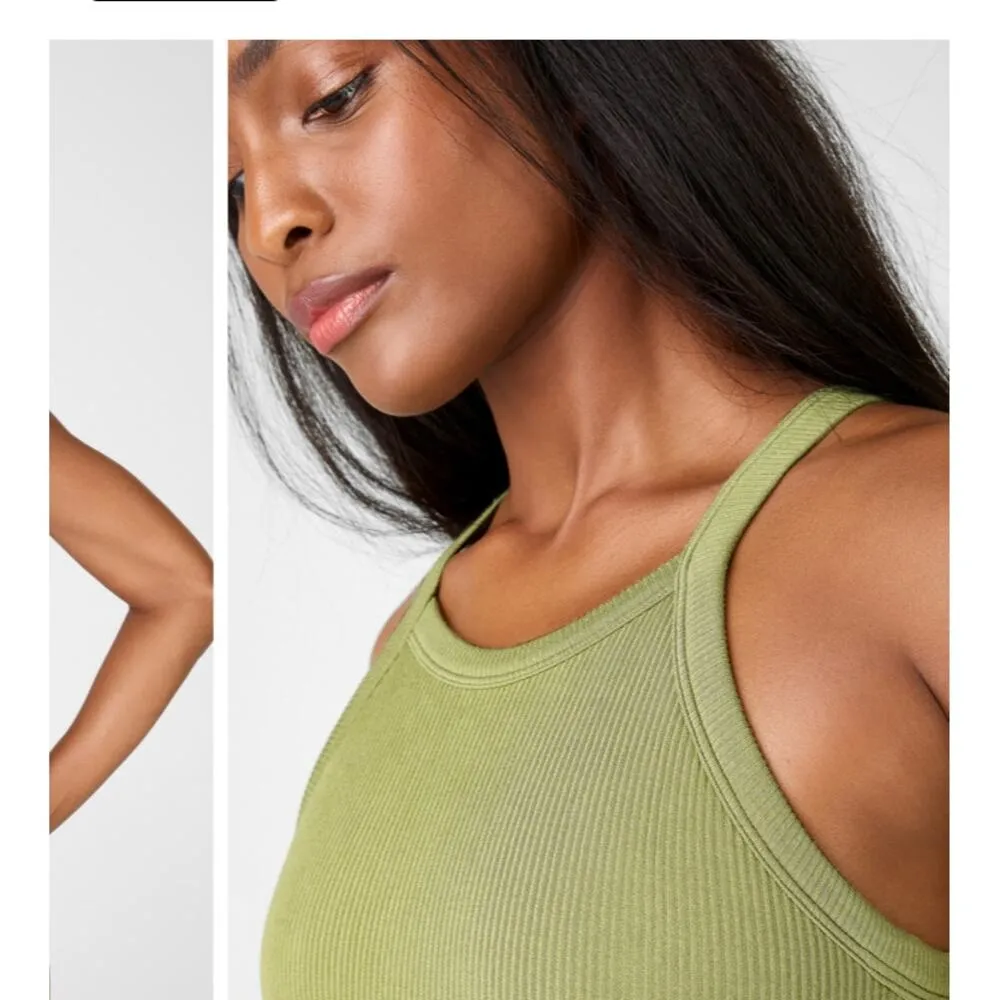 NWOT Fabletics Dawn Seamless Bodysuit Green Size Medium - Image 2