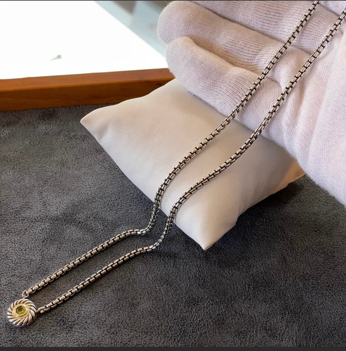 David Yurman Peridot Necklace - Image 5