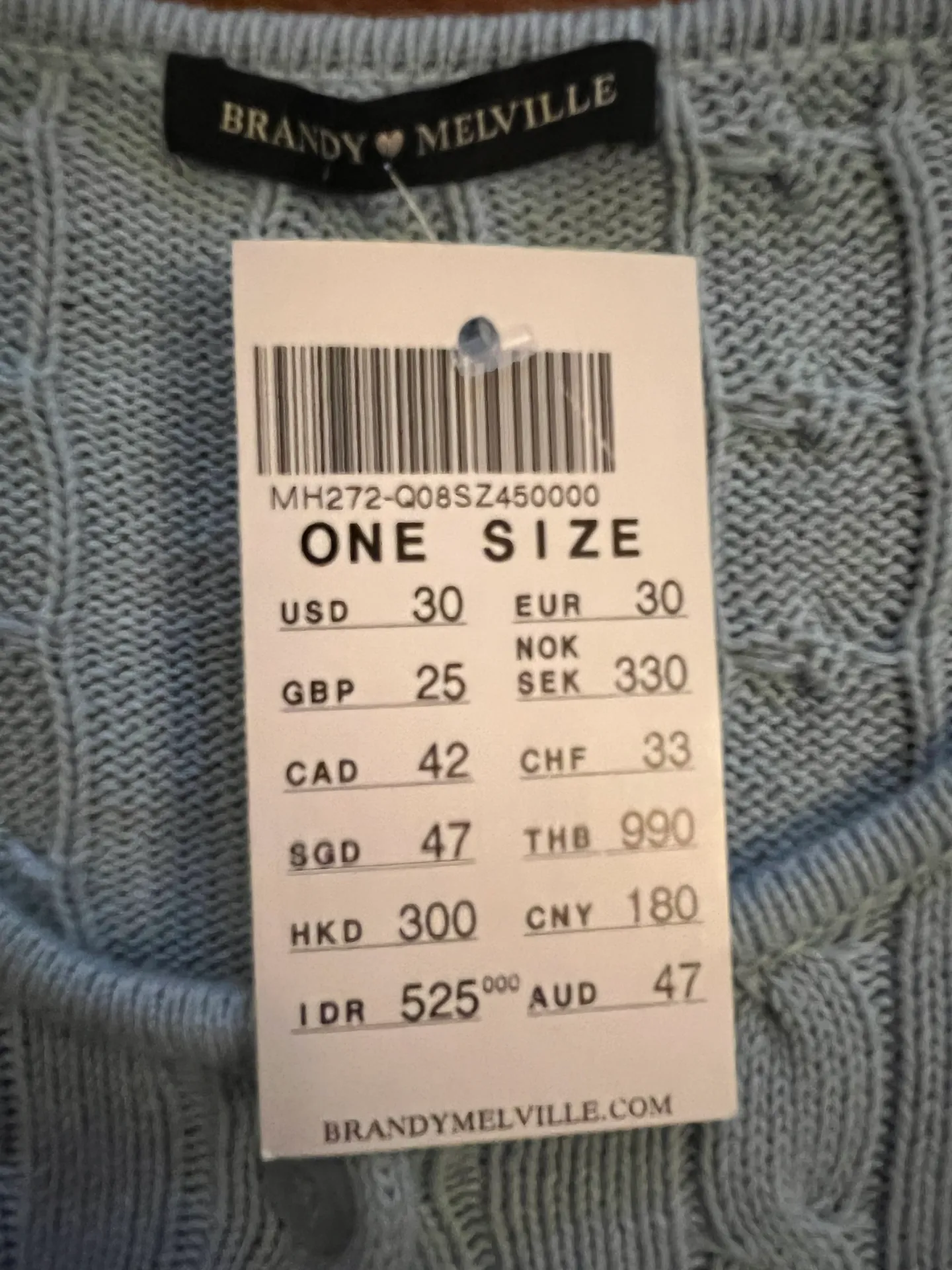 Brandy Melville Blue Sweater - Image 4