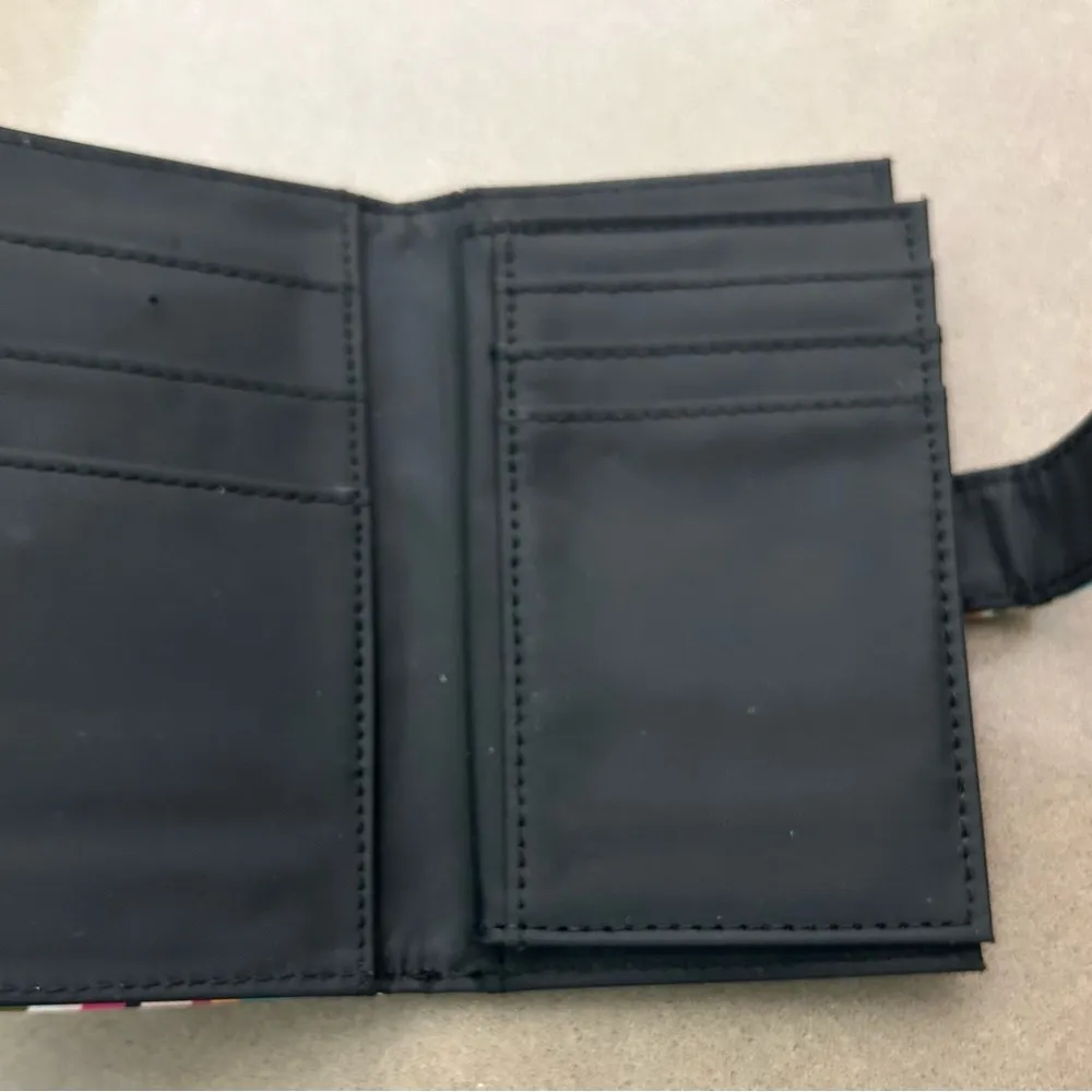 Wallet Colorful Striped Card Holder Pink - Image 5