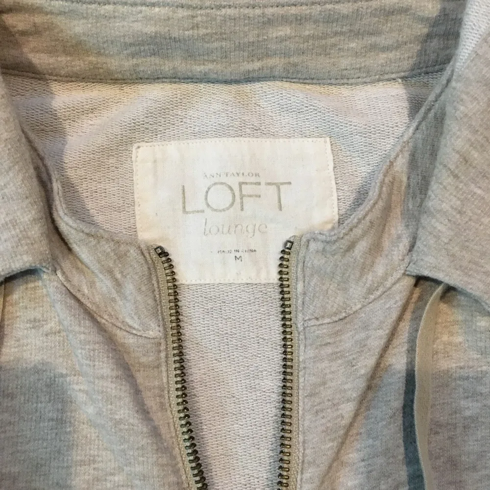 Loft Ann Taylor  Lounge Grey Jacket - M - Image 3