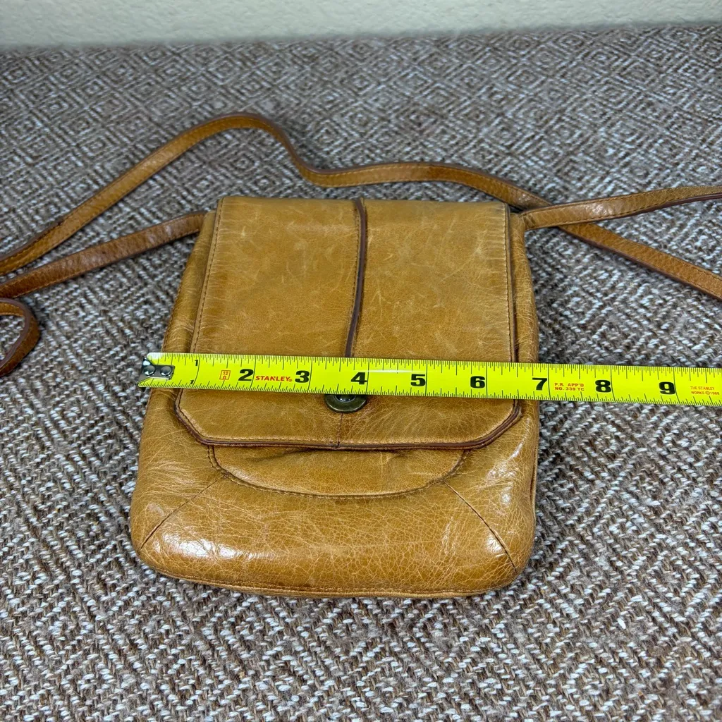 Hobo The Original Leather Crossbody Bag EUC Brown - Image 5