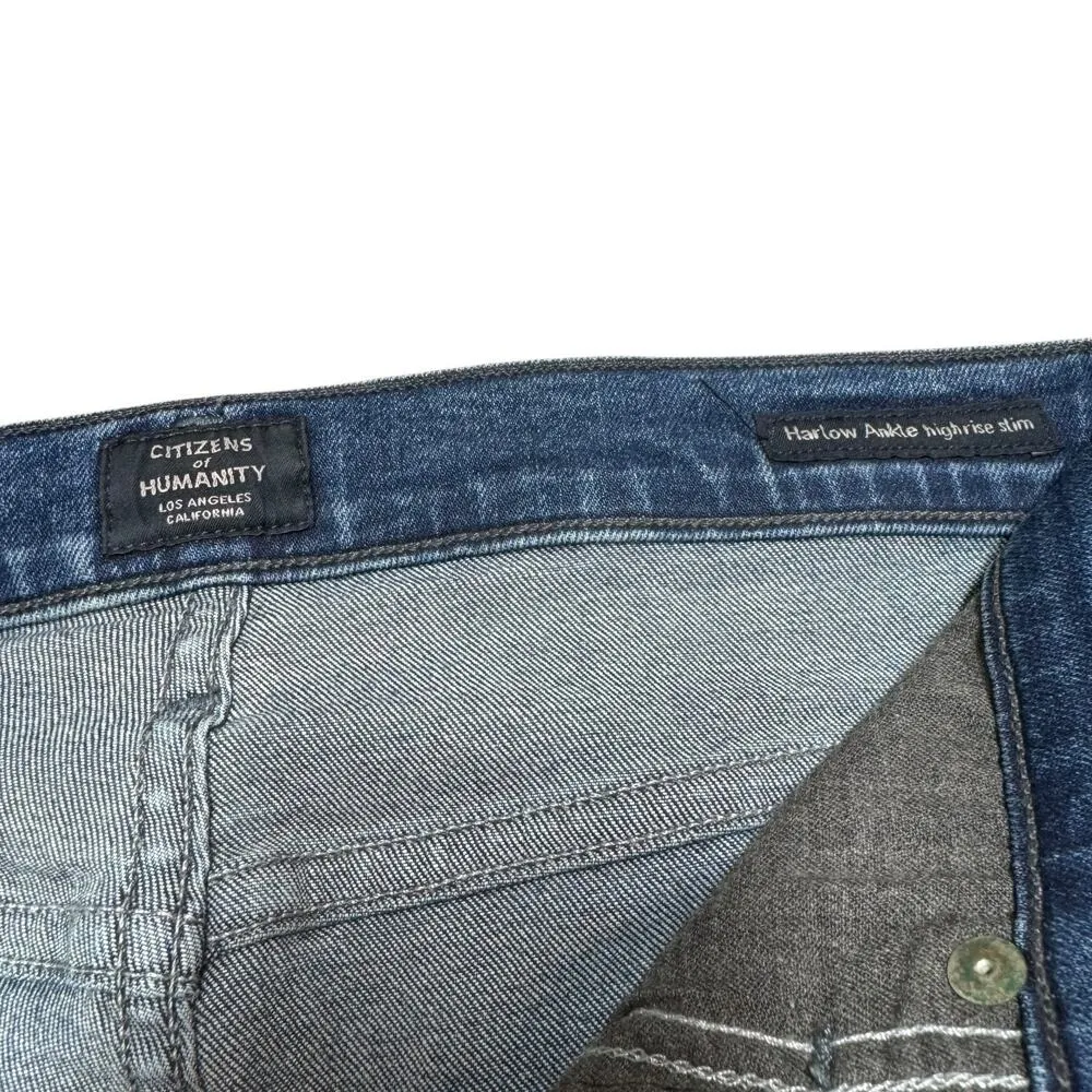 Citizens of Humanity Jeans Harlow Ankle High Rise Slim 27 - Image 5