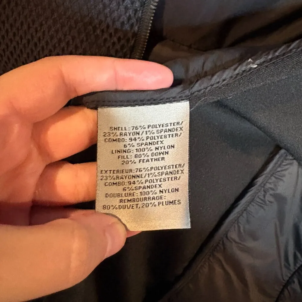 Zac Posen Fiona Jacquard Puffer Coat Blue/Black - Image 5