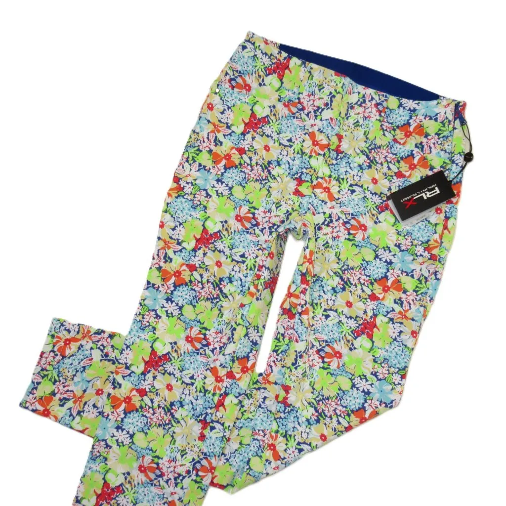 NWT Ralph Lauren RLX Golf Eagle in Bright Floral Stretch Slim Fit Pants 6 - Image 2