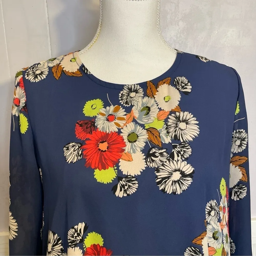 Anthropologie Uncle Frank Floral Tunic Dress | Small | Boho Cottagecore Pockets - Image 5