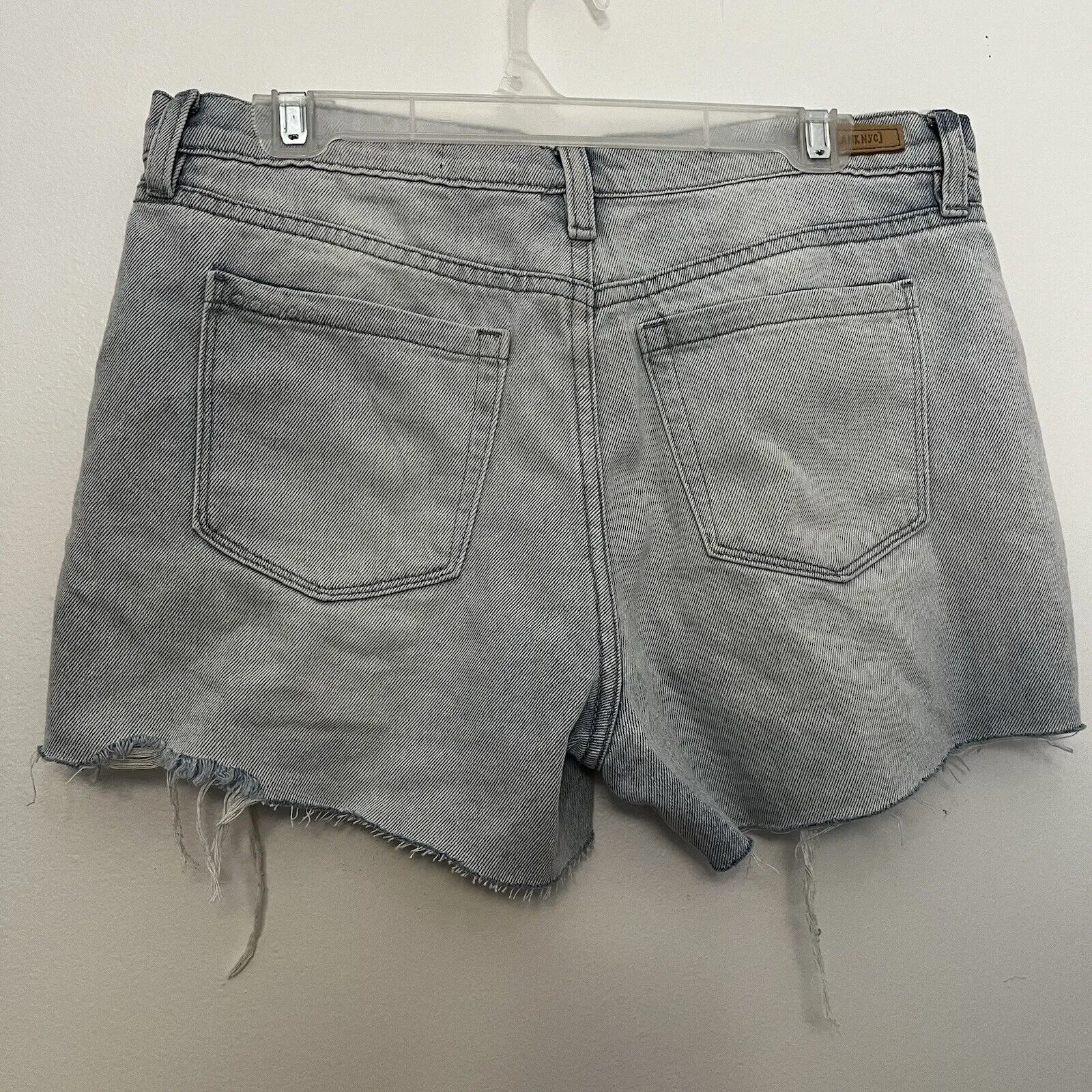 Blank NYC The Essex Classic Cut Off Mid‎ Rise Distressed Denim Jean Shorts 30 - Image 2
