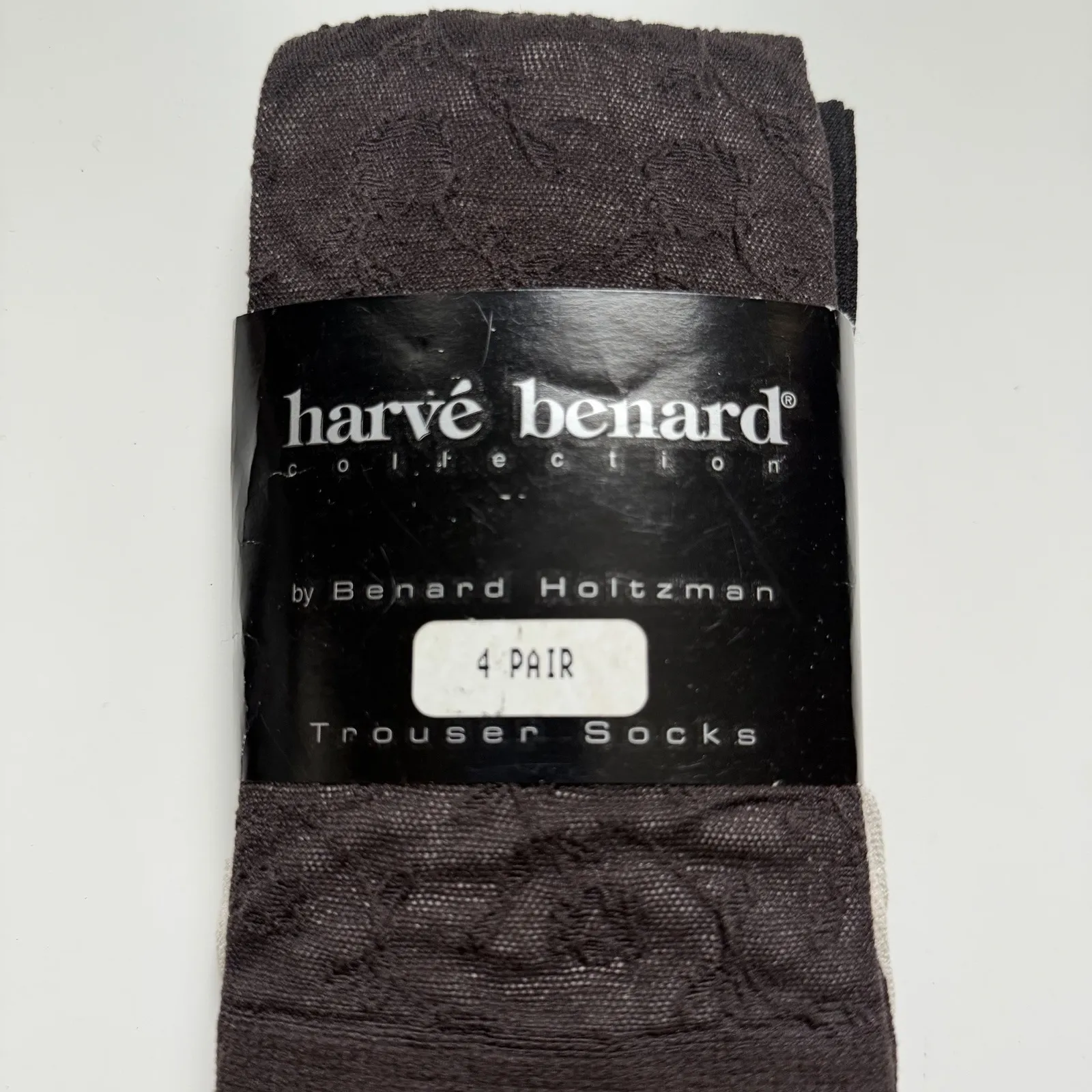 Harve Benard Trouser Socks 9-11 4 Pair Pack Sheer Black Nude Brown Neutral - Image 2