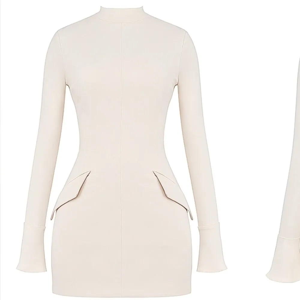 House of CB S Tall  'Mahalia' Vintage Cream Mini NWOT‎ - Image 12