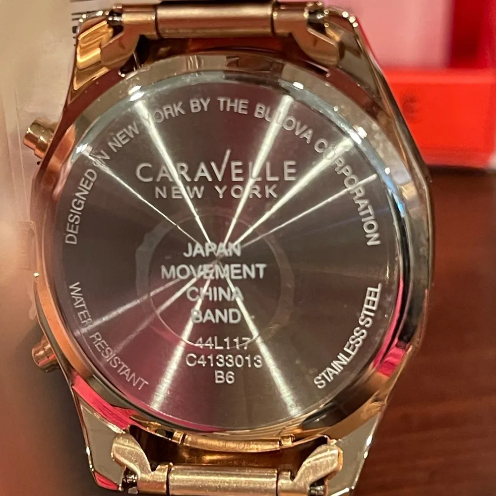 Caravelle New York Rose Gold Watch - Image 4