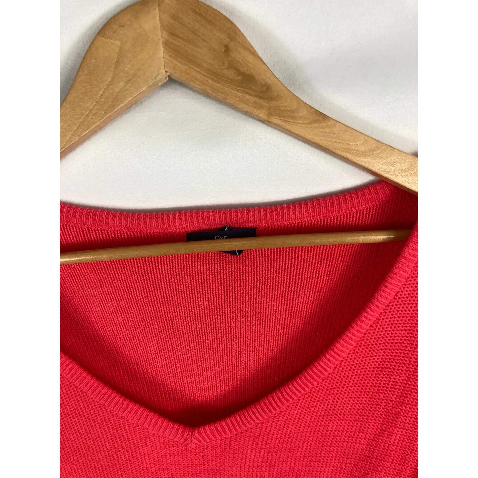 Gap Pink Knit Half Sleeve Sweater Size Medium - Image 2