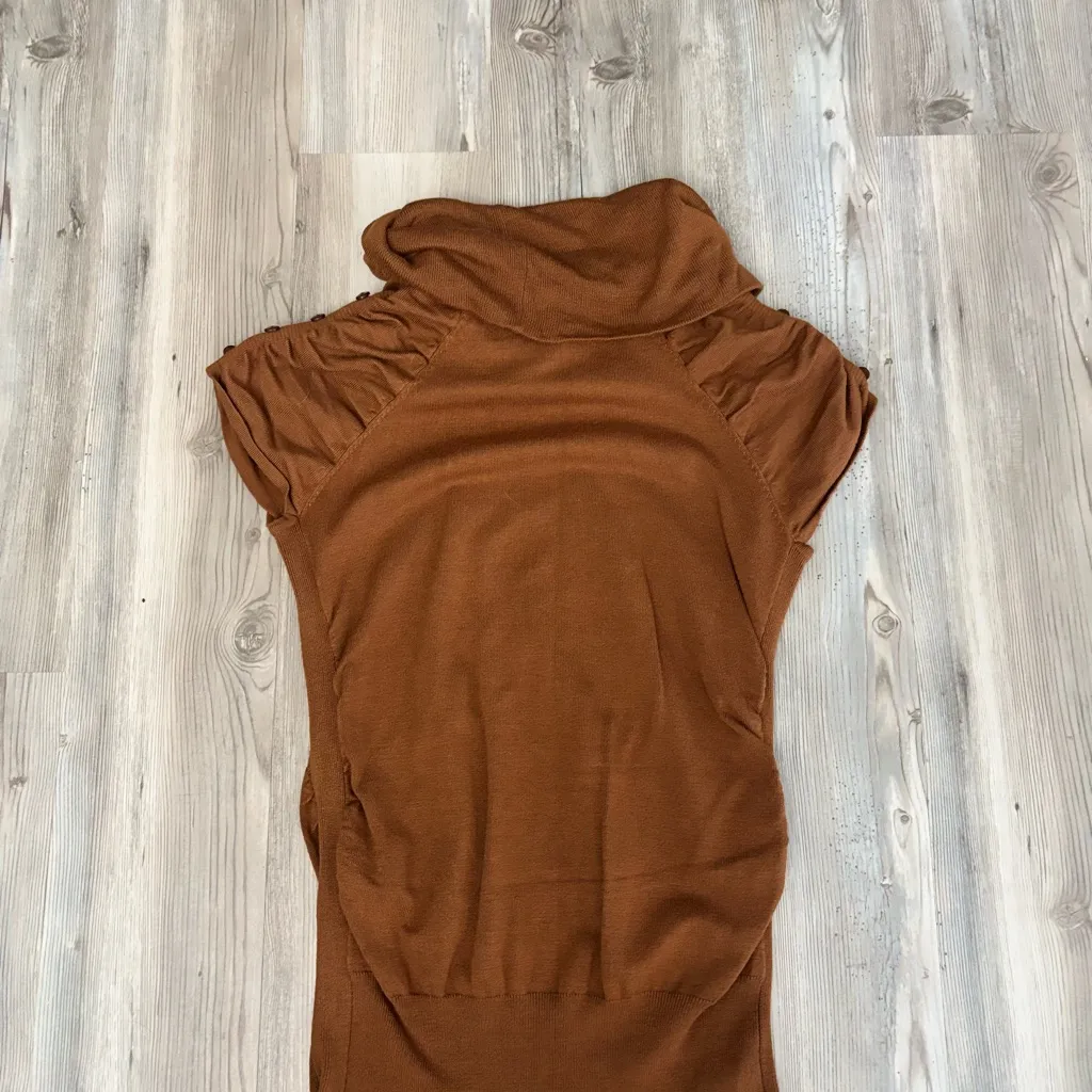 United States Sweaters Brown Cowl Neck Sweater NWT - Image 2