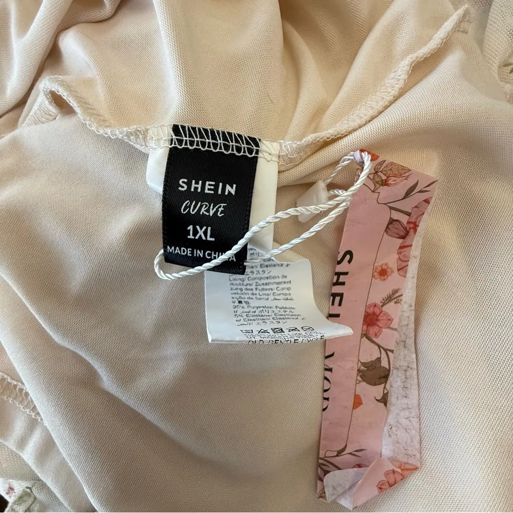 Floral Dainty Slip Style Dress Size 1XL NWT - Image 5