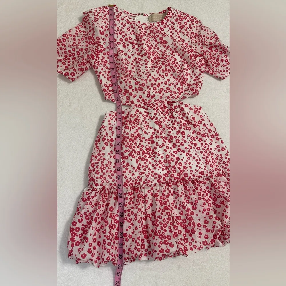 NWOT KEEPSAKE the Label Red and White Casual Floral Sundress Size S - Image 7