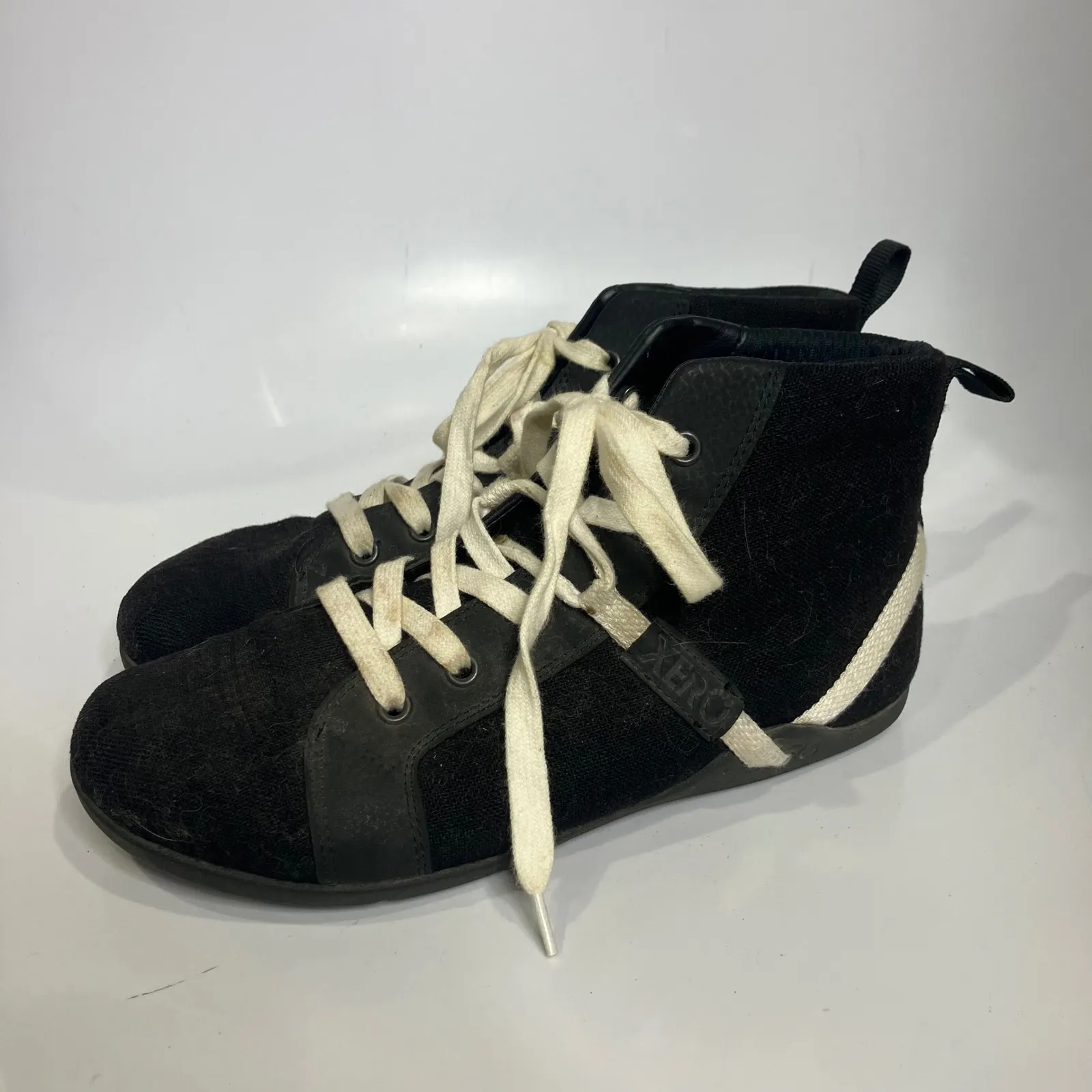 Xeroshoes women's Toronto hightp sneakers barefoot shoes lightweight wide 8.5 Black - Image 5