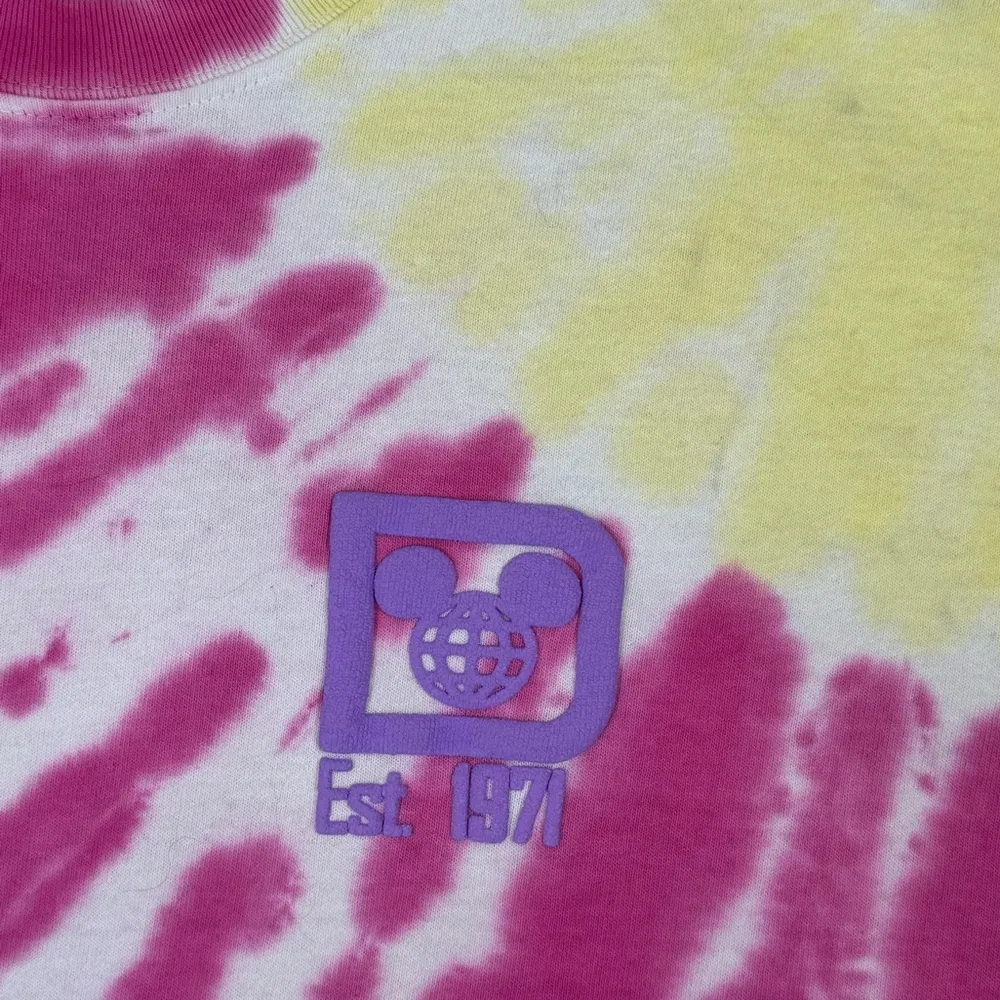 Walt Disney World Spirit Jersey Tie Dye Long Sleeve Shirt Medium Parks - Image 5