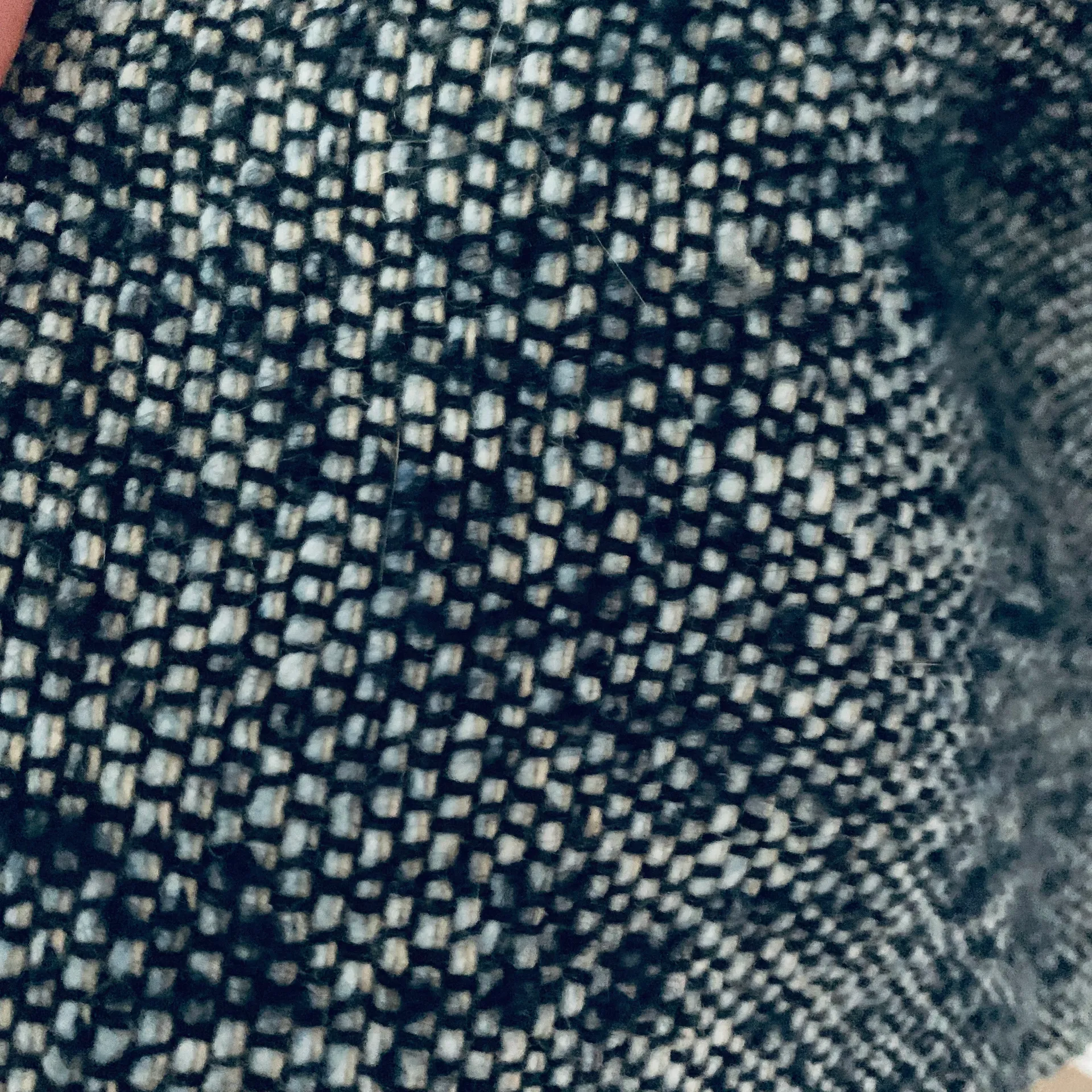 Navy Blue Professional Wool Dress - Image 6