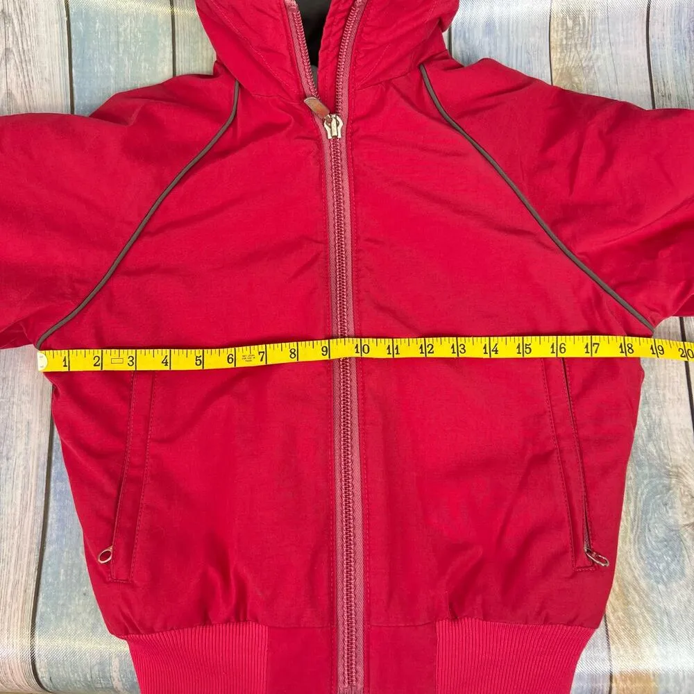 The North Face Vintage Coat Winter Ski Jacket Size 6 Pink Grey Made USA Retro - Image 8