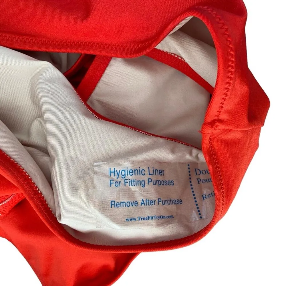 Victoria’s Secret Shine Red High Cut Sides One Piece Swimsuit NWTs size large - Image 8