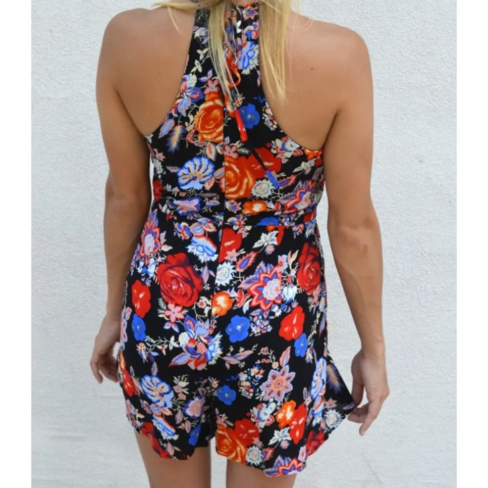 Floral Romper Size M - Image 2
