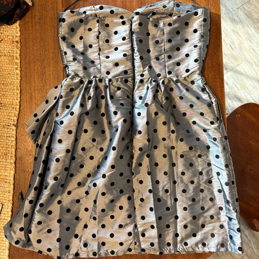 Judith March Black Polka Dot Dress - Image 6