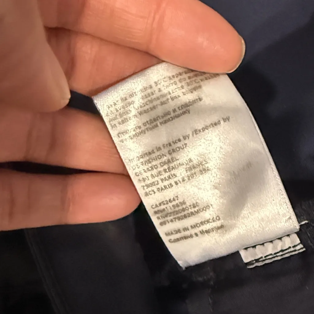 Gerard Darel  Dark Blue Coated Pants - Image 5