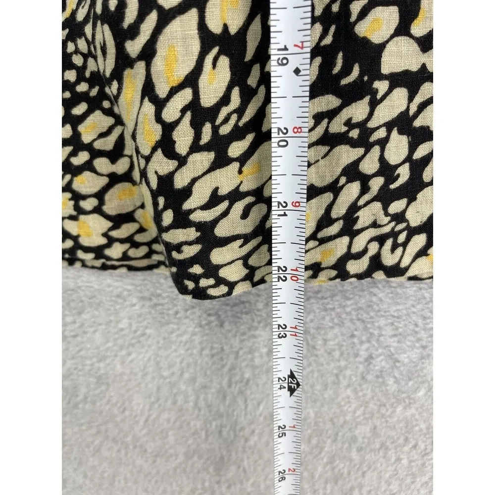 Yaly Couture Women's A Line Skirt Tulip Animal Print Lined Pleat Size Small - Image 10