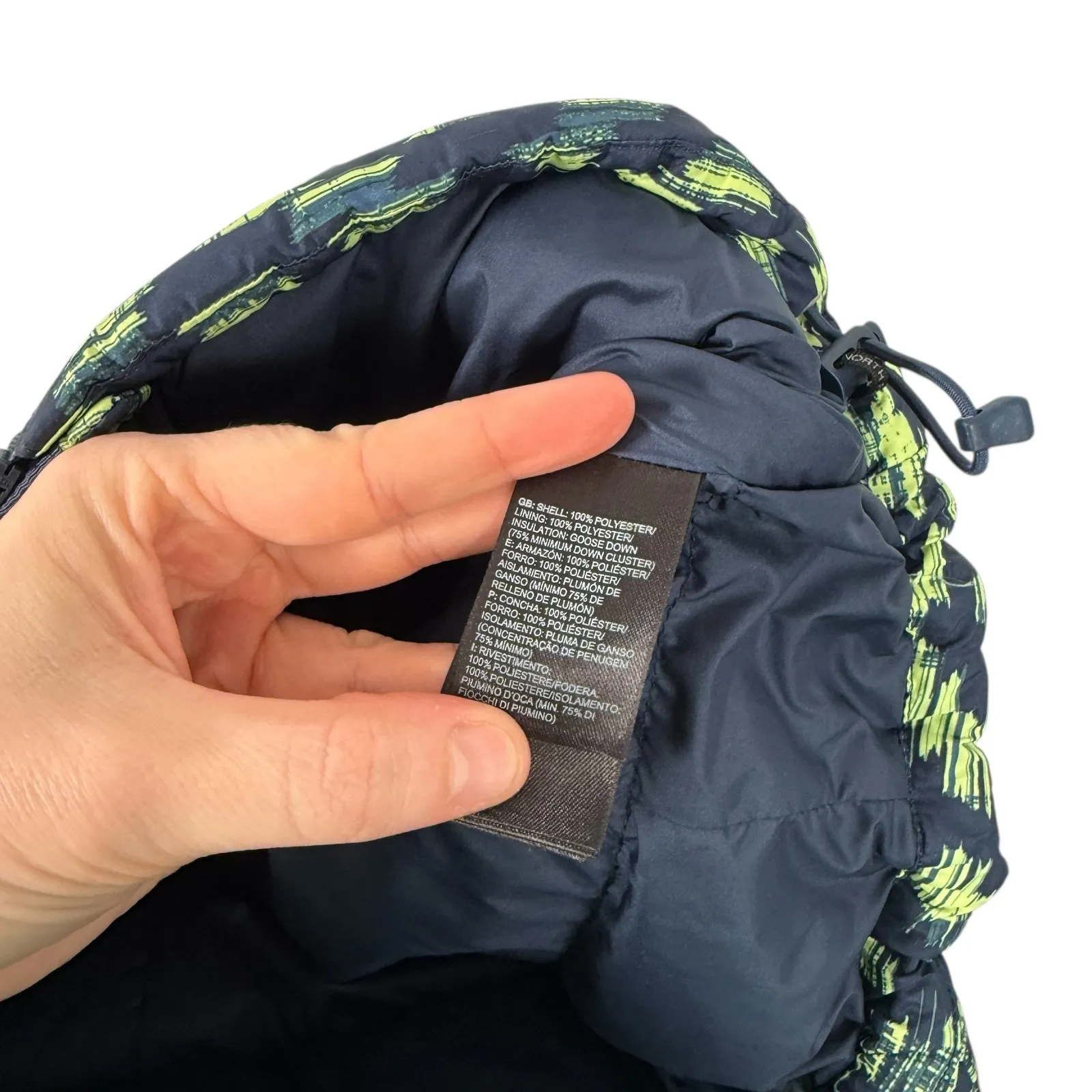 North Face Nuptse 2 Vest Puffer 700 Goose Down Cosmic Blue Outdoor Womens XS - Image 6