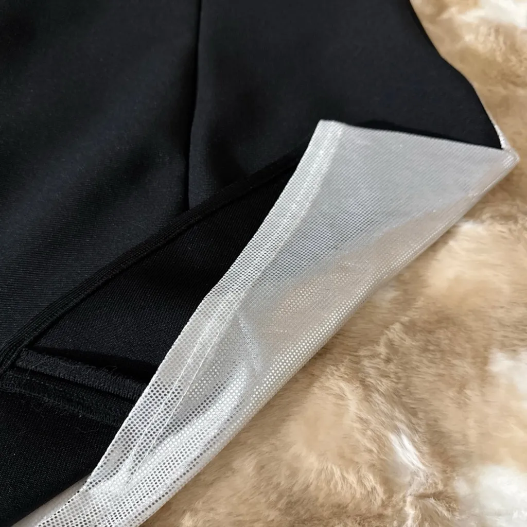 Elegant Black and Silver Women's Dress Size XS - Image 5