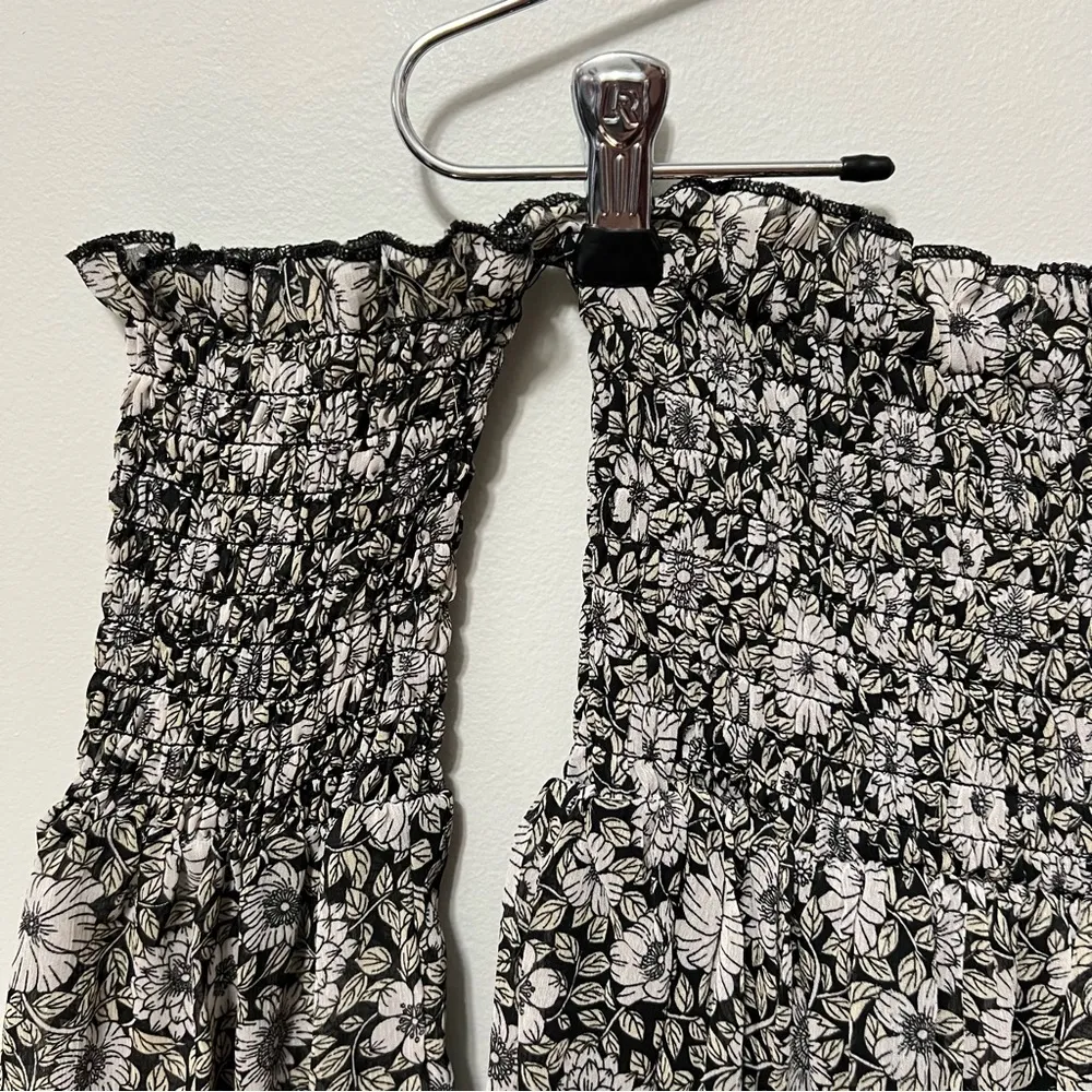 Disney Beauty and the Beast Off the Shoulder Floral Mini Dress Size XS - Image 4