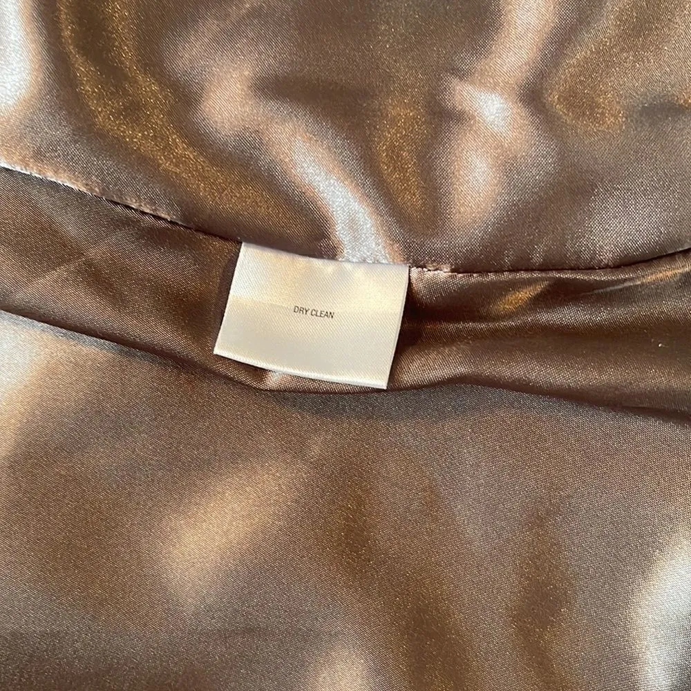 LYS faux fur sweater vest. Size 1X. Brown - Image 7