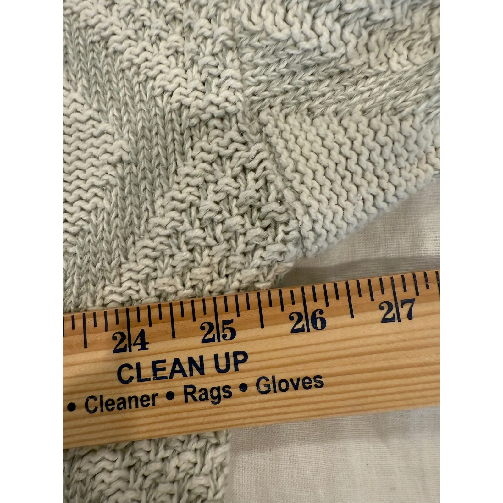 Private Club Vintage Long Sleeve Oversized Pullover Sweater Geometric Cream 2x Gray - Image 7