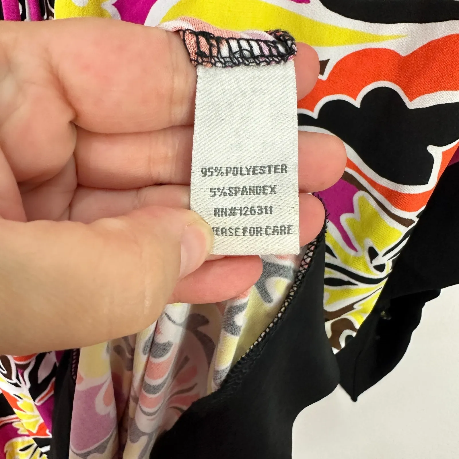 Ronni Nicole Dress 12 Multicolor Paisley Print Boho Retro Y2K‎ Festival Dopamine - Image 4