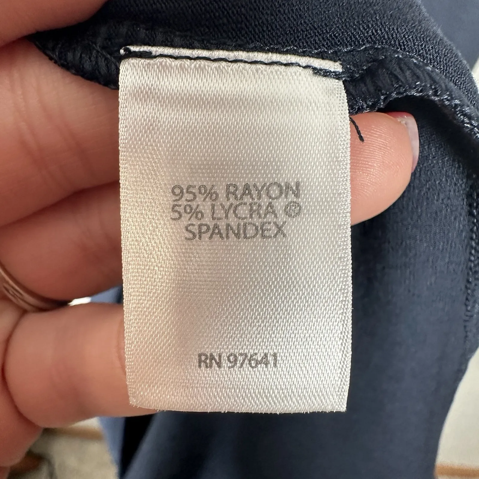 NEW J Jill Wearever Collection Navy Blue Sleeveless Jersey Midi Dress Womens XS - Image 6