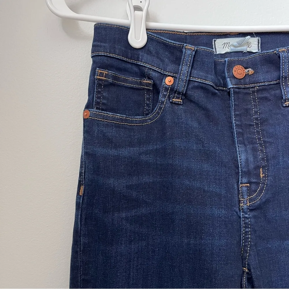 Madewell 9” Mid-Rise Skinny Jeans Women's Size 26 Dark Wash - Image 4