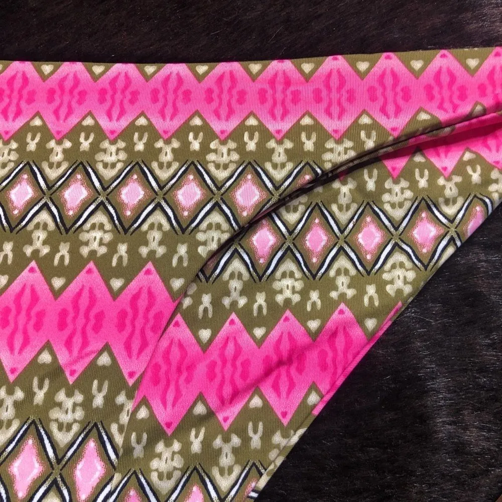Frankie's Bikinis Pink Ikat Bikini Bottom - Image 18