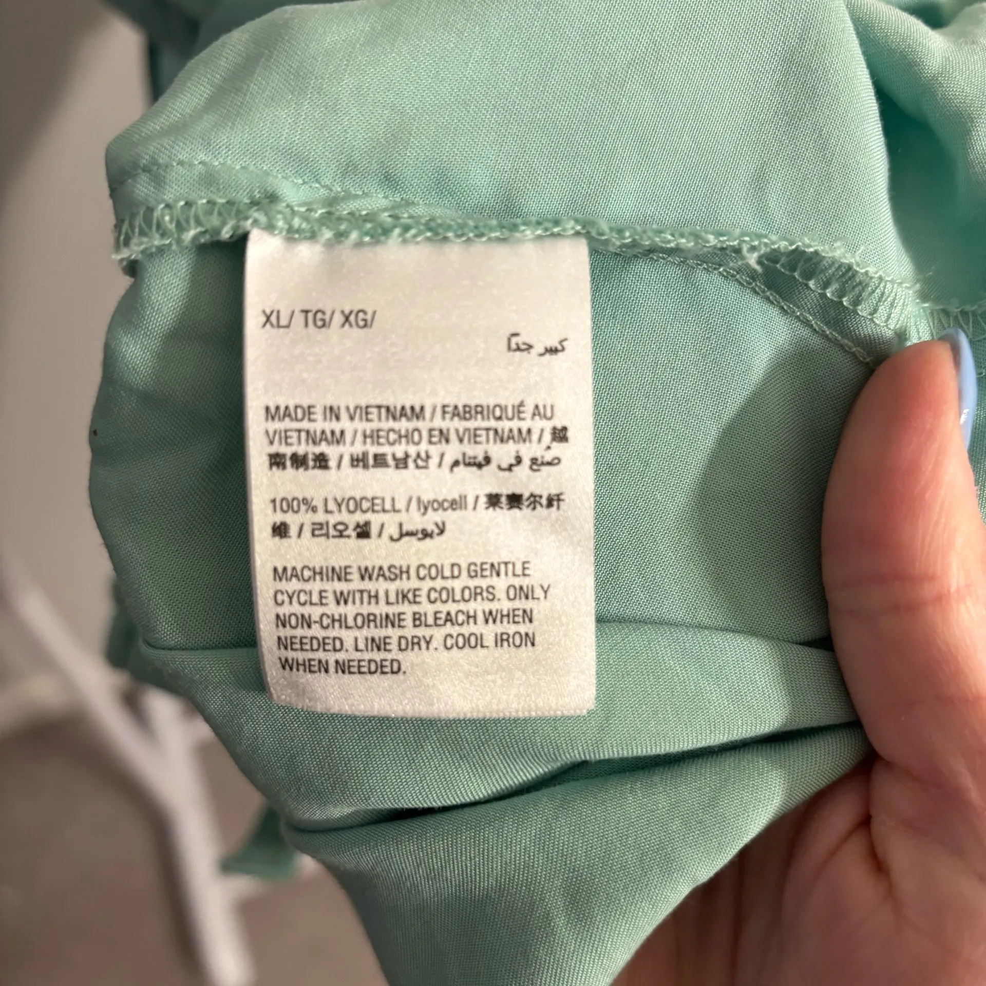 Style & Co Women’s Pleated Button Down Blouse in Refreshing Teal - Image 8