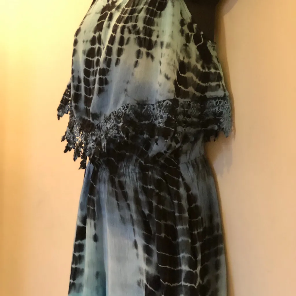 🔥🎉💥🌹tie dye romper🔥🎉🌹💥🎉🔥🔥🔥🔥🎉🎉🎉🎉💥 Blue - Image 5