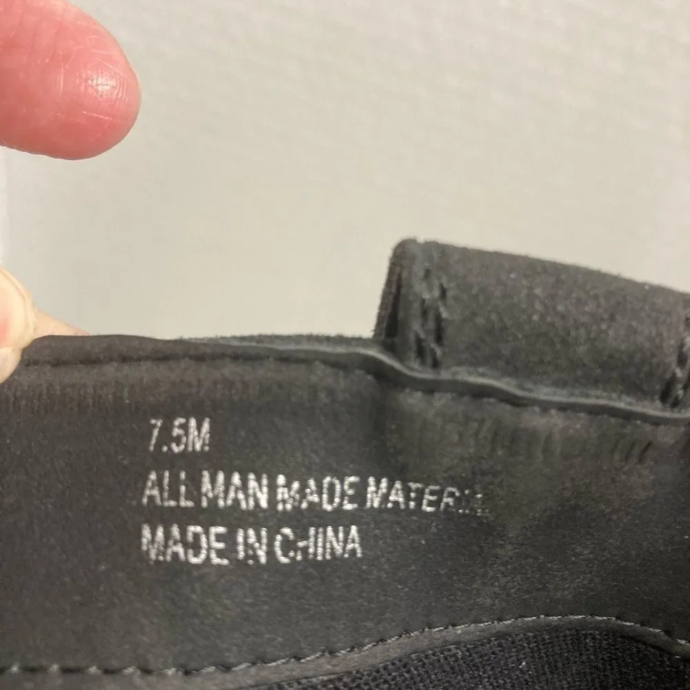 DOLCE by MOJO MAXY‎ Women’s Black Boot Size 7.5 M Square toe 2” heel - Image 5