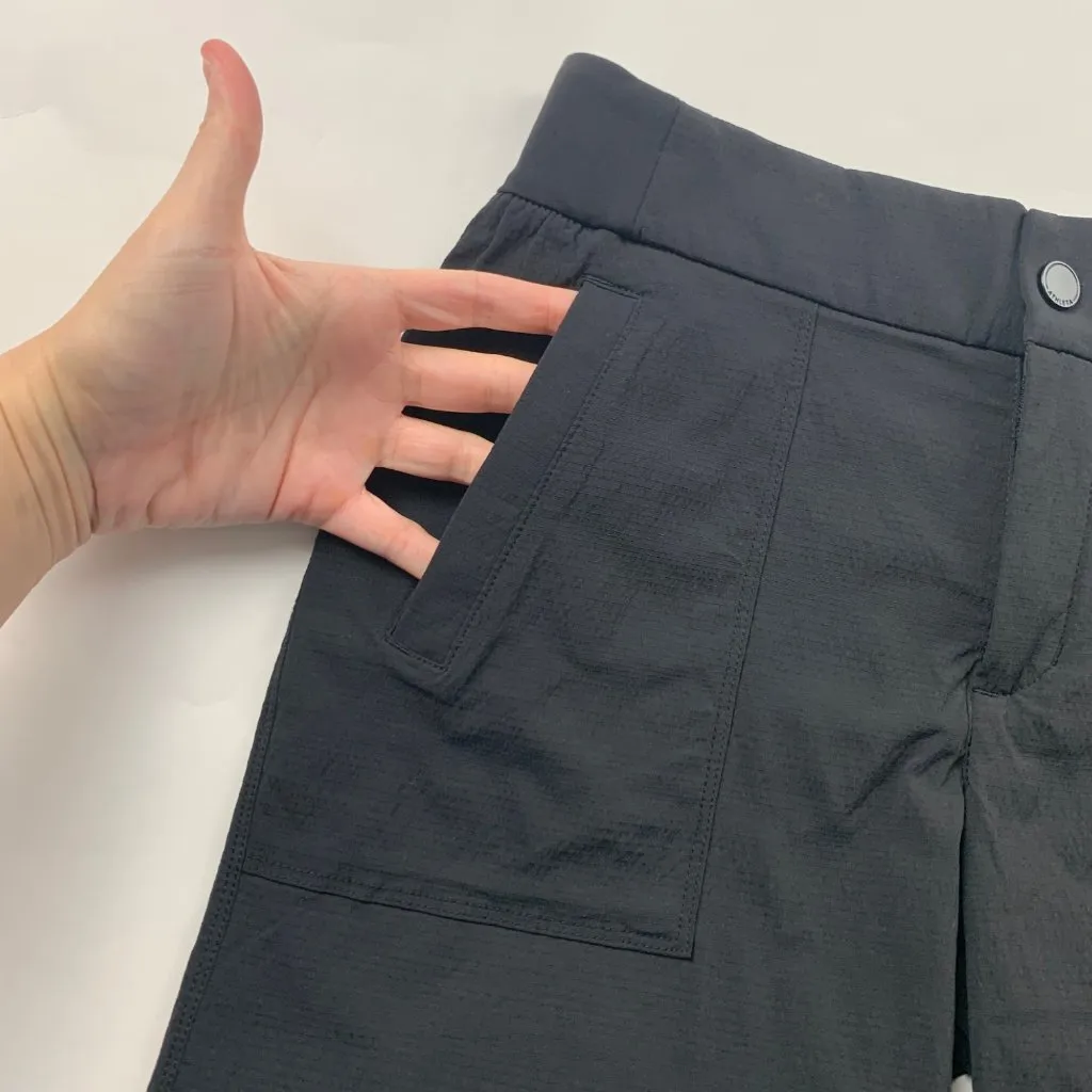 Athleta Black Quick Dry Nylon Bermuda Shorts 4 - Image 2