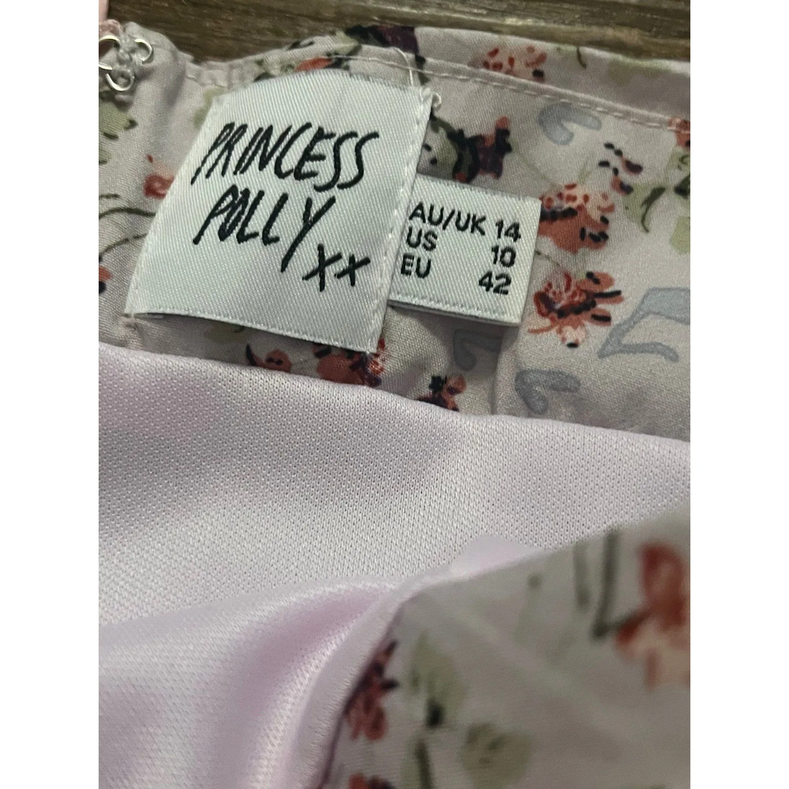 Princess Polly Catalina floral purple ruffle mini skirt - Image 4