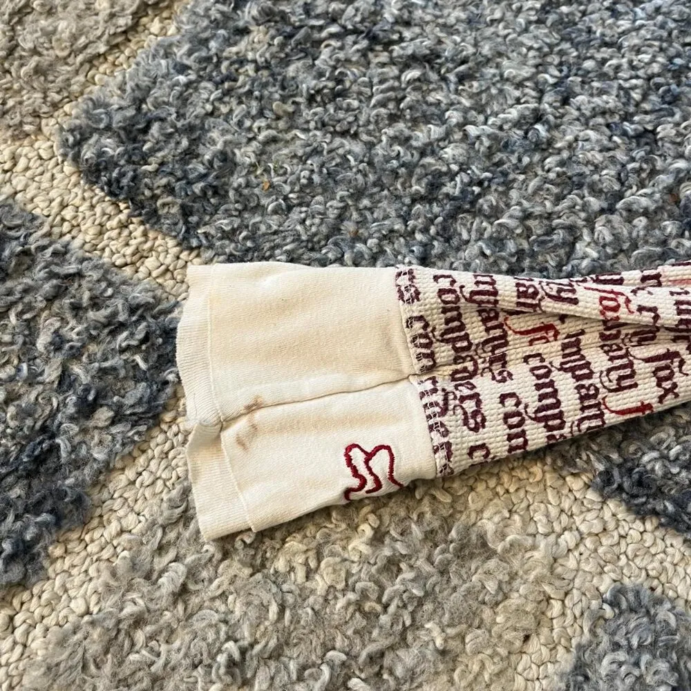 Fox Racing Riders Newsprint long sleeve form fitting women's shirt Size M Red Size M - Image 8