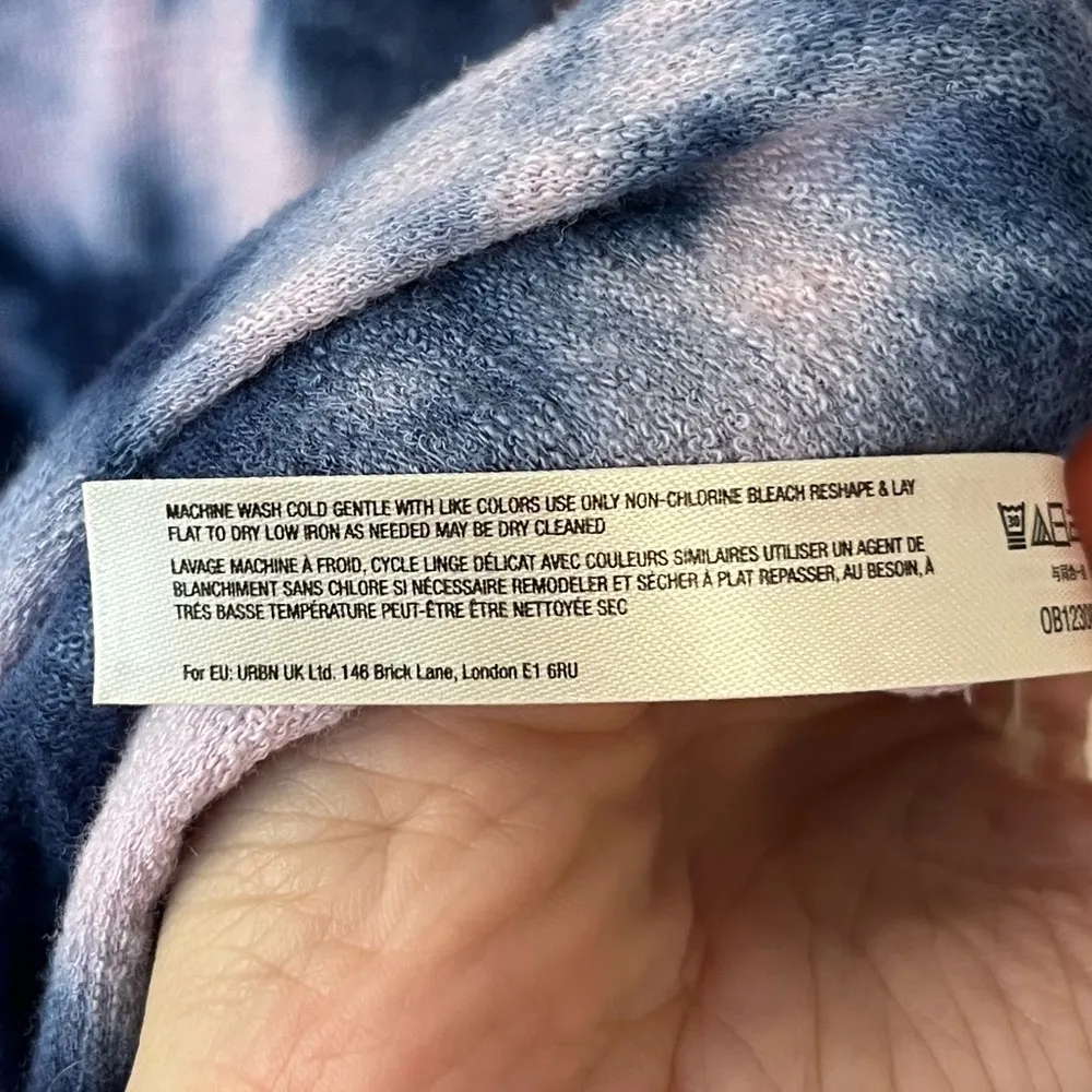 ANTHROPOLOGIE Saturday/Sunday Pollie Tiered Tie-Dye Mini Dress Size Small - Image 11