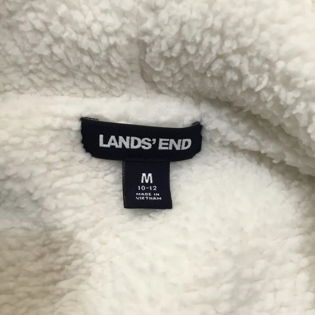 Lands End Open Front Fleece Jacket - Image 7
