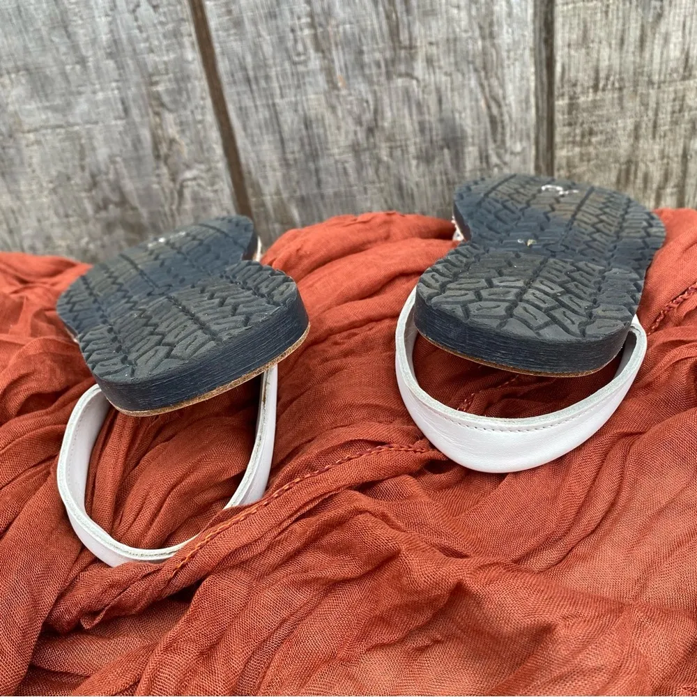 Avarca Mosaic Floral Spanish Leather Flat Sandals Size 9 Pink - Image 7