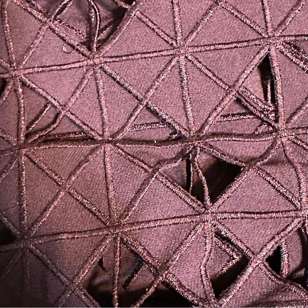 NWT Elie Tahari Women’s Esmarella Aubergine Sheath Dress Sz 8 - Image 9