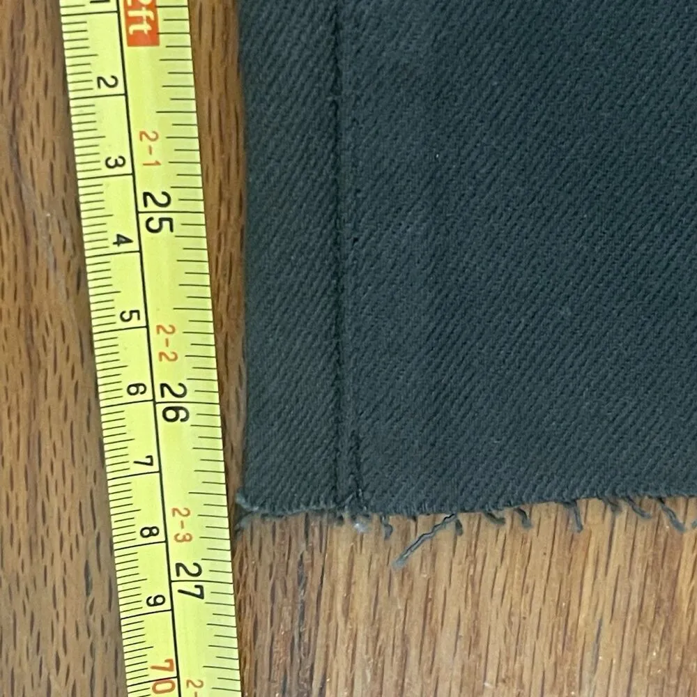 FRANK & EILEEN Cork Everyday Straight Leg Jeans Size 27 Olive Green NEW Wax Coat - Image 10