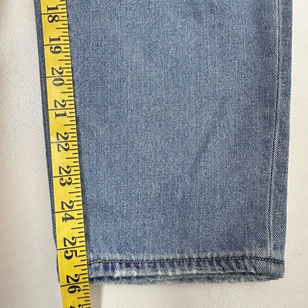 American Eagle Jeans Womens Mom Distressed Holes In Knees High Rise Size 16R - Image 9