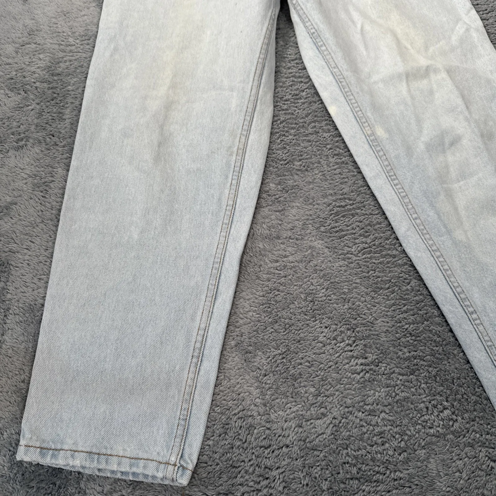 VTG Levi's 951 Jeans Womens 16 Faded Wash 90s Orange Tab High Rise Relaxed Taper - Image 10